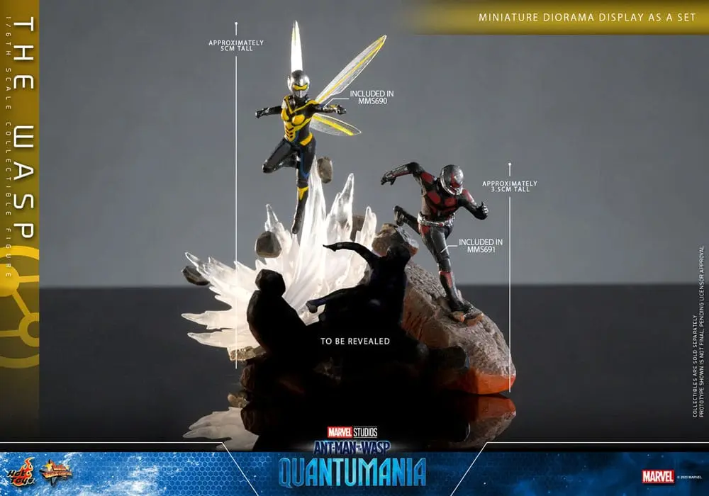 Ant-Man & The Wasp: Quantumania Movie Masterpiece 1/6 The Wasp akciófigura 29 cm termékfotó