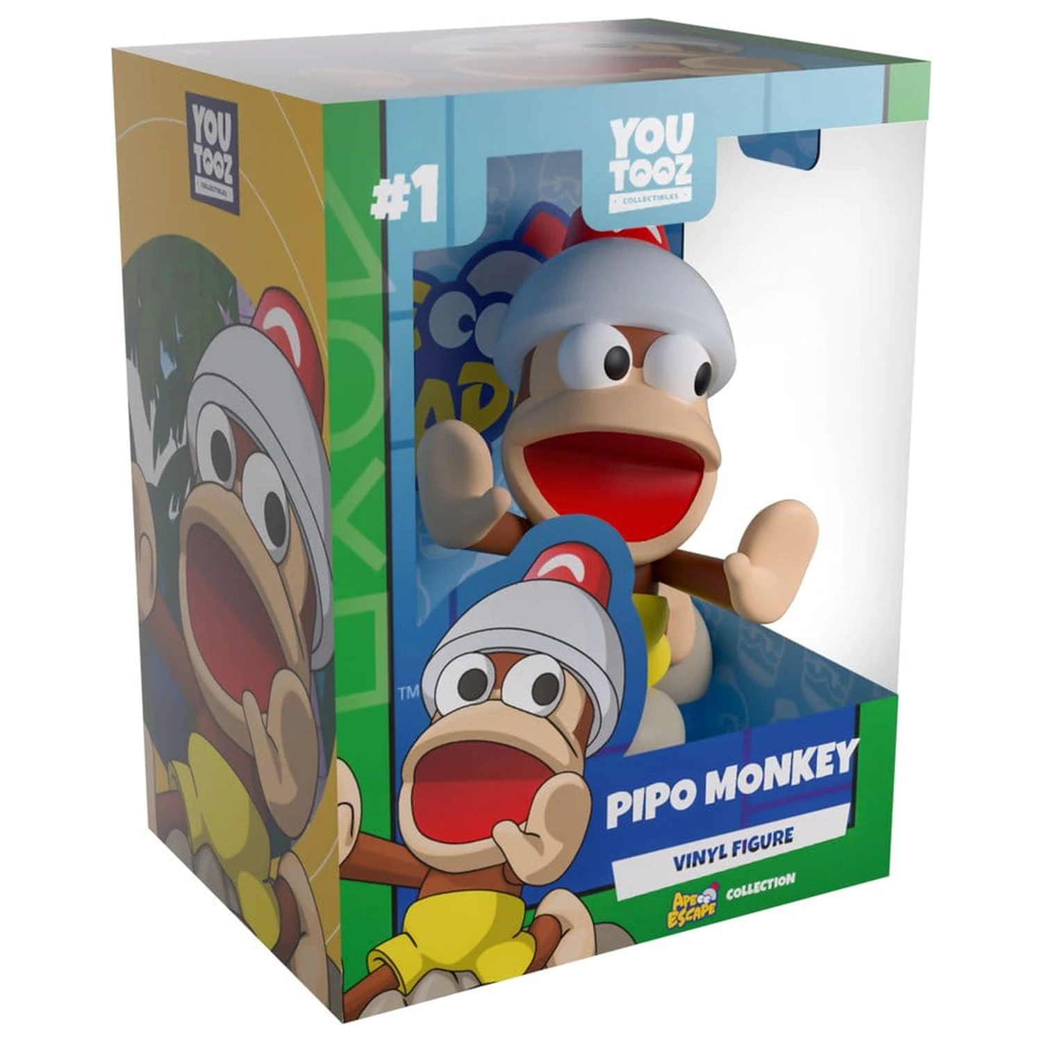Ape Escape Vinyl figura Pipo Monkey 11 cm termékfotó