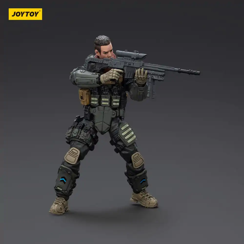 APOC Series Dark Source Stellar Scar Assault Team Darksilicon akciófigura 11 cm termékfotó