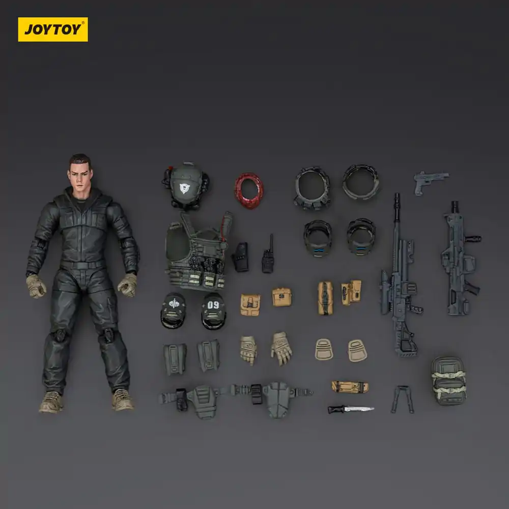 APOC Series Dark Source Stellar Scar Assault Team Darksilicon akciófigura 11 cm termékfotó