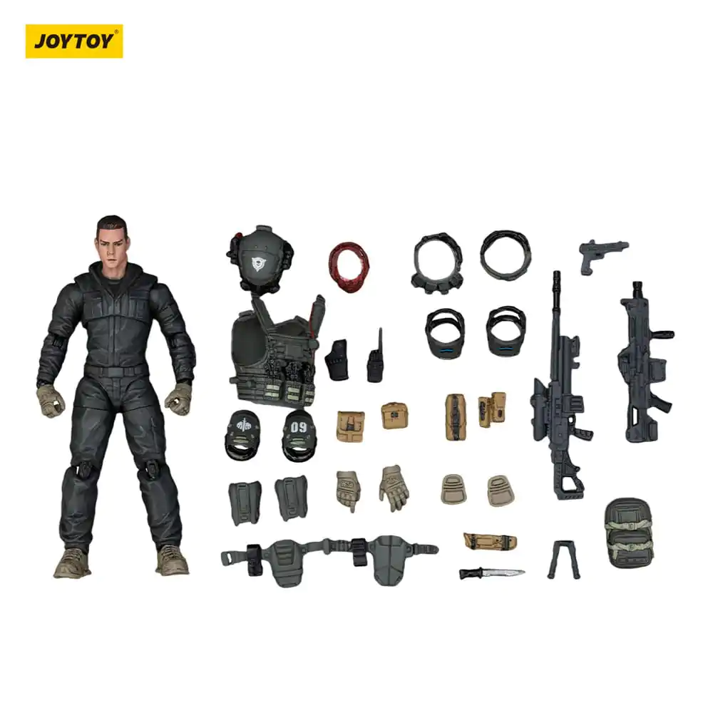 APOC Series Dark Source Stellar Scar Assault Team Darksilicon akciófigura 11 cm termékfotó