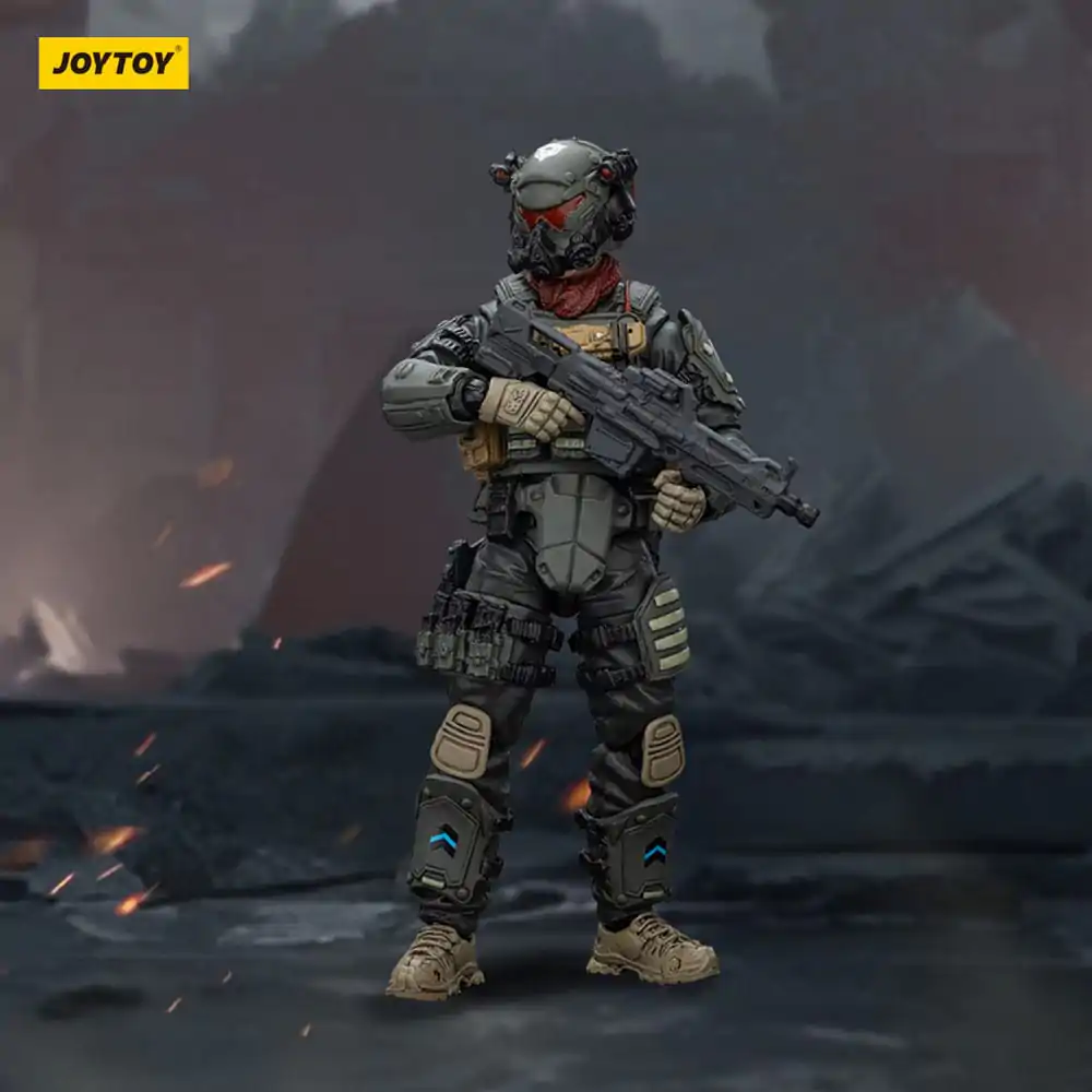 APOC Series Dark Source Stellar Scar Assault Team Darksilicon akciófigura 11 cm termékfotó