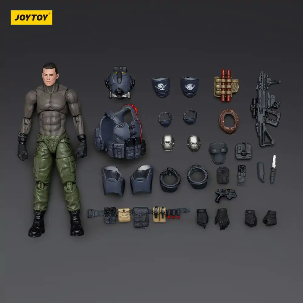 APOC Series Dark Source Stellar Scar Assault Team Ghostmanganese akciófigura 11 cm termékfotó
