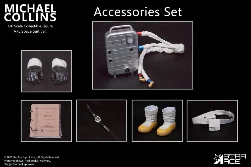 Apollo 11 kiegészítő 1/6 Michael Collins akciófigurához  termékfotó