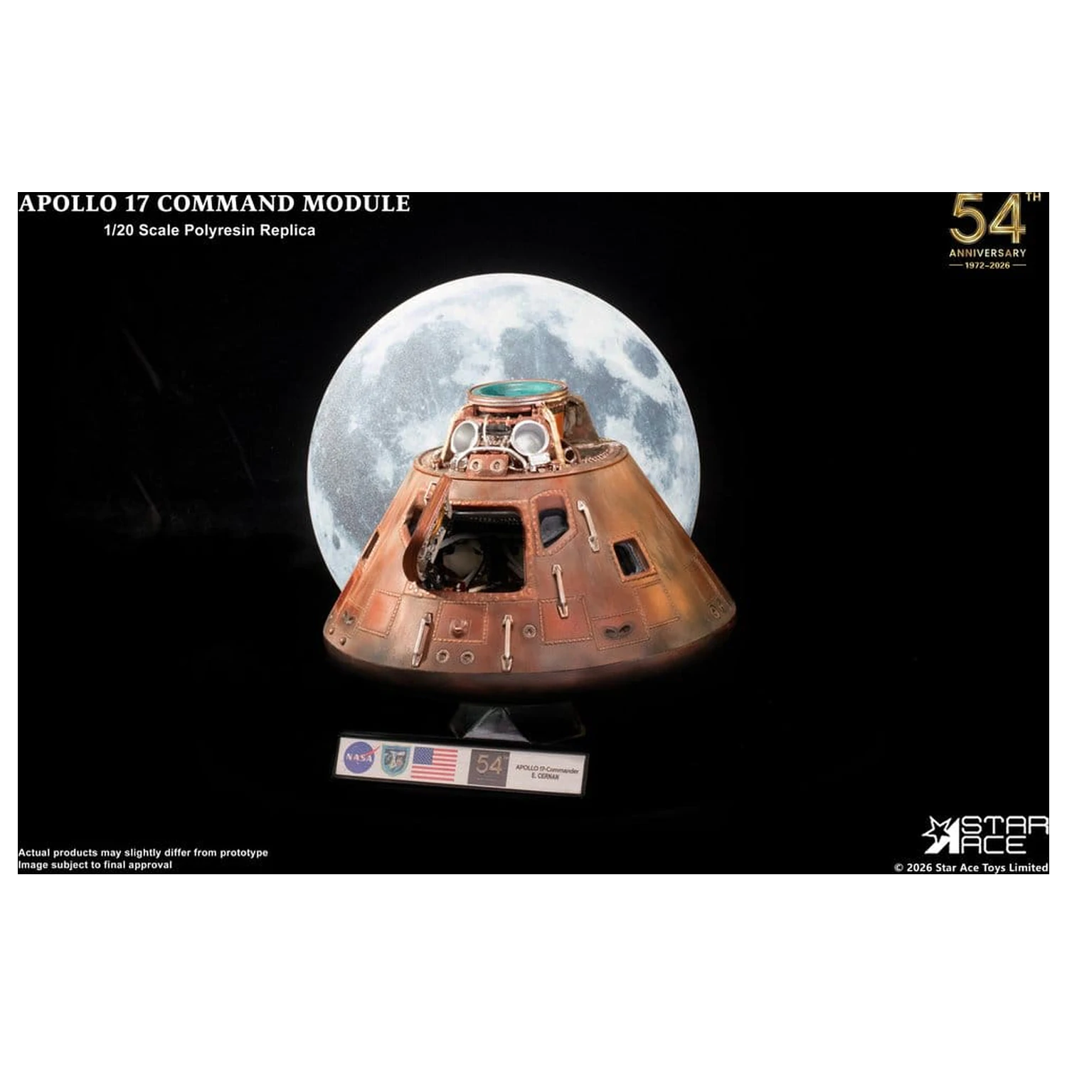 Apollo 17 Replika 1/20 Command Module 20 cm termékfotó