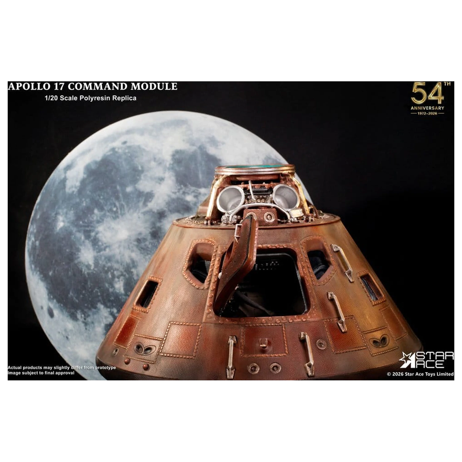 Apollo 17 Replika 1/20 Command Module 20 cm termékfotó