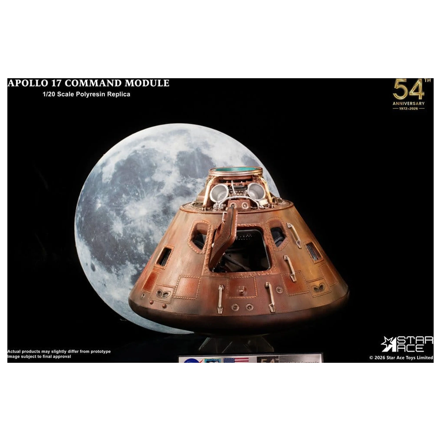 Apollo 17 Replika 1/20 Command Module 20 cm termékfotó