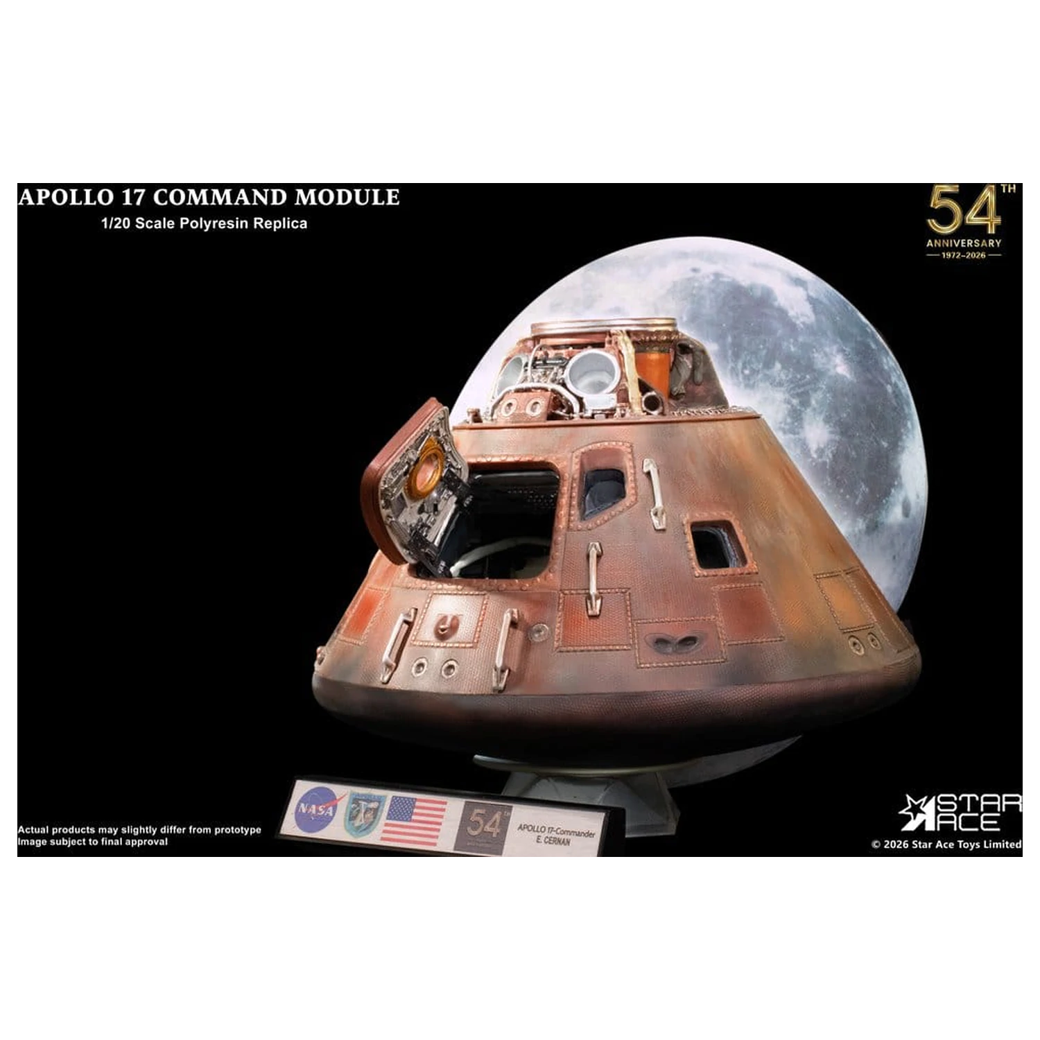 Apollo 17 Replika 1/20 Command Module 20 cm termékfotó
