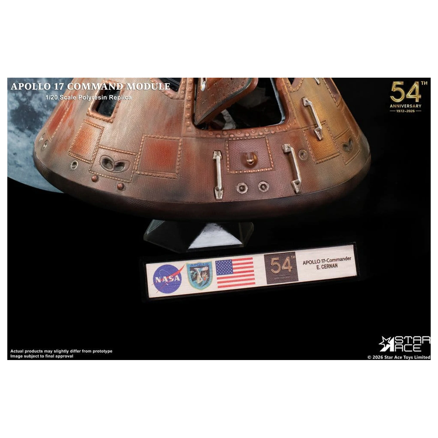 Apollo 17 Replika 1/20 Command Module 20 cm termékfotó
