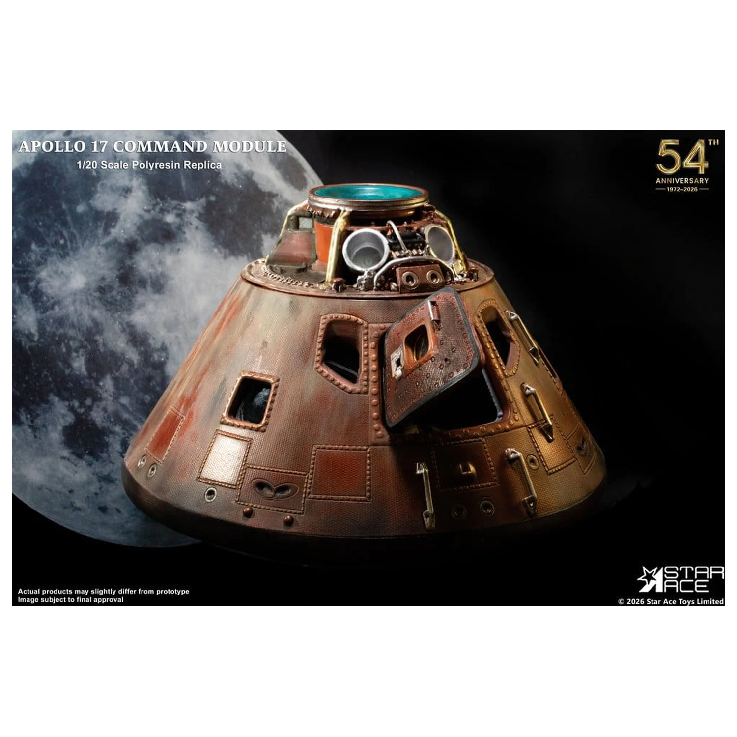 Apollo 17 Replika 1/20 Command Module 20 cm termékfotó