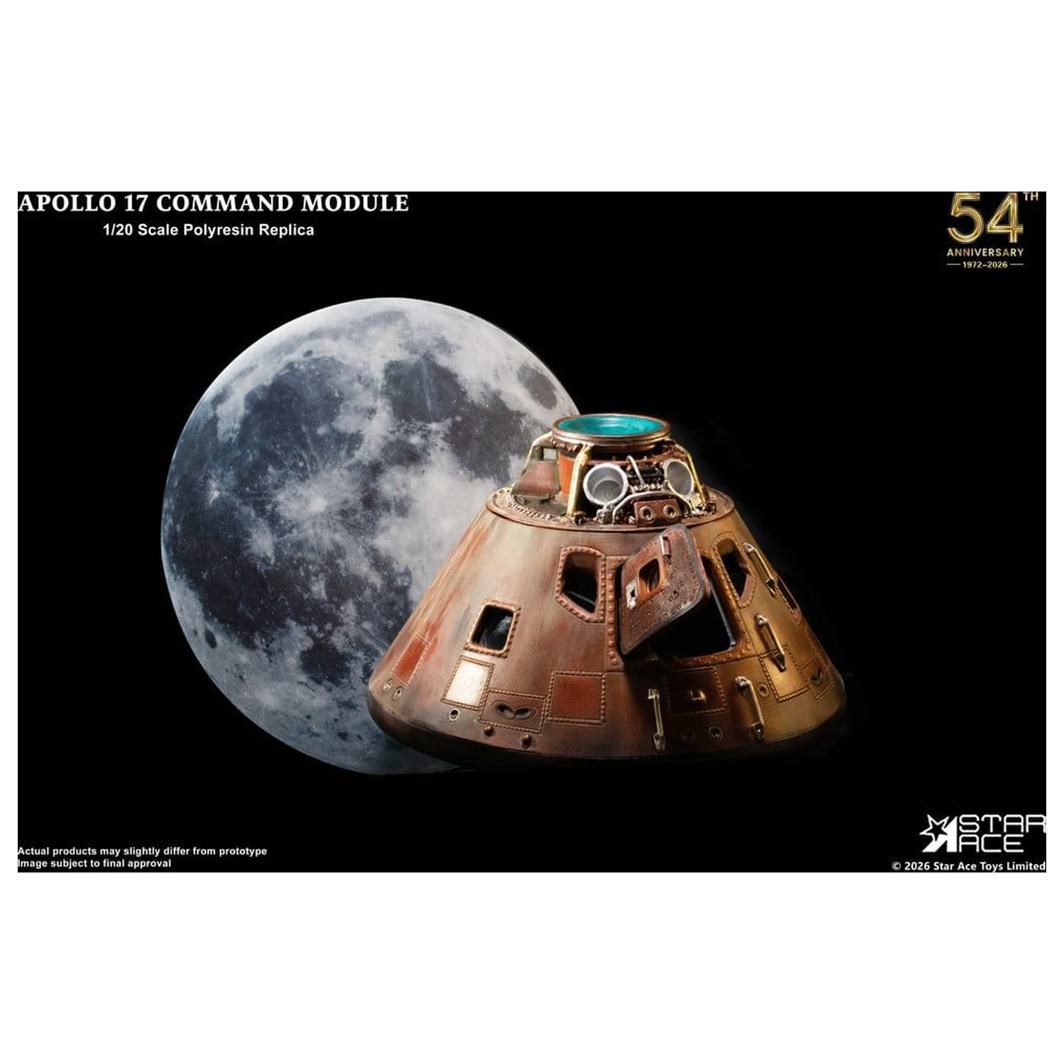 Apollo 17 Replika 1/20 Command Module 20 cm termékfotó