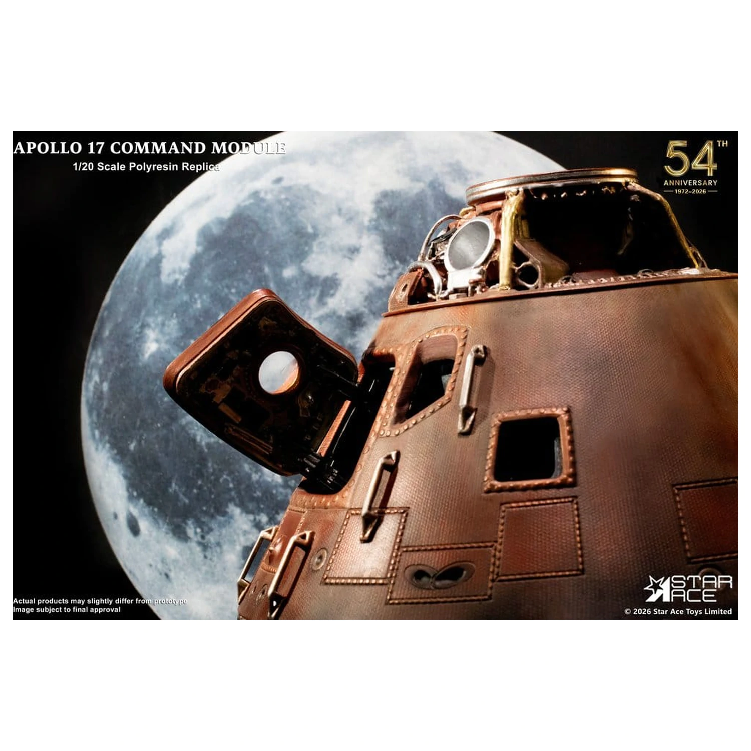Apollo 17 Replika 1/20 Command Module 20 cm termékfotó