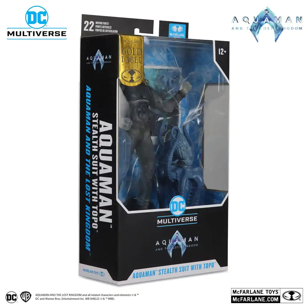 Aquaman and the Lost Kingdom DC Multiverse Action Figure Aquaman (Stealth Suit with Topo) (Gold Label) 18 cm termékfotó