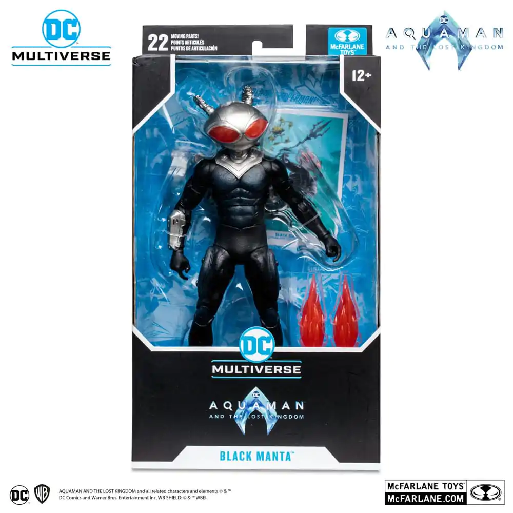 Aquaman and the Lost Kingdom DC Multiverse Black Manta akciófigura 18 cm termékfotó