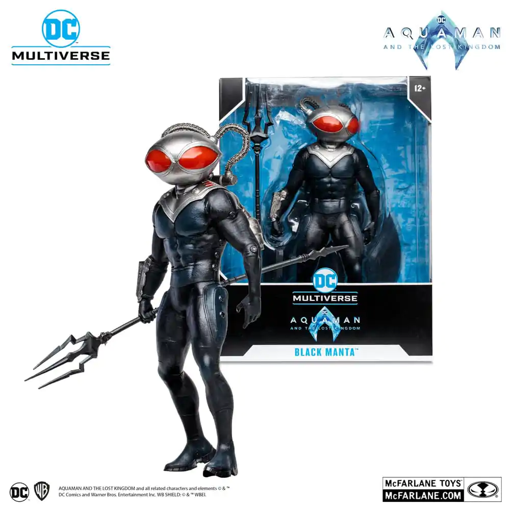 Aquaman and the Lost Kingdom DC Multiverse Megafig Black Manta akciófigura 30 cm termékfotó