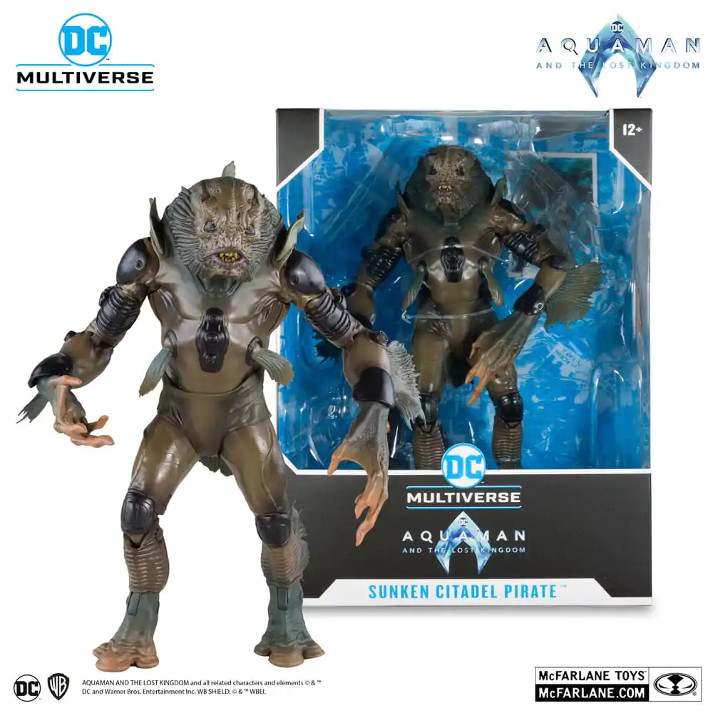 Aquaman and the Lost Kingdom DC Multiverse Megafig Sunken Citadel Pirate akciófigura 30 cm termékfotó