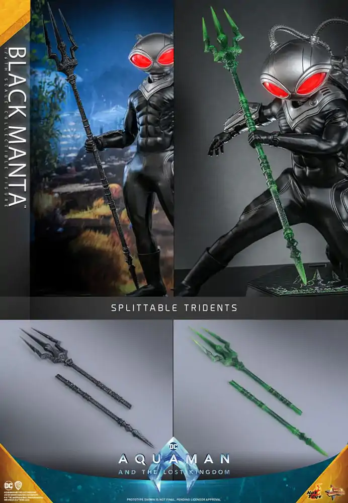 Aquaman and the Lost Kingdom Movie Masterpiece 1/6 Black Manta akciófigura 34 cm termékfotó