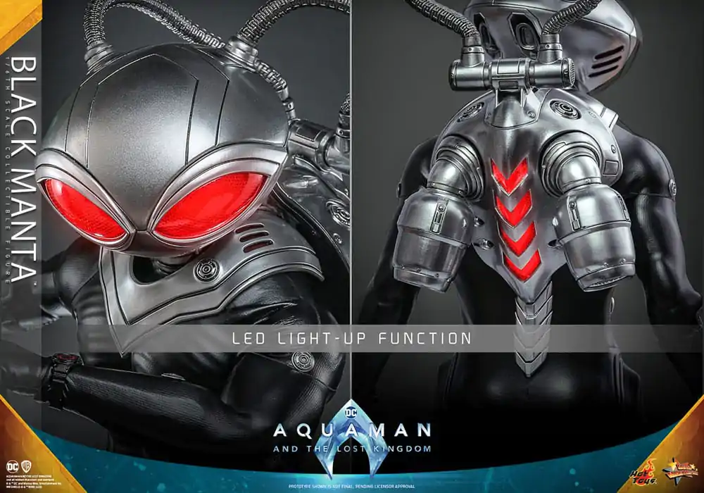 Aquaman and the Lost Kingdom Movie Masterpiece 1/6 Black Manta akciófigura 34 cm termékfotó