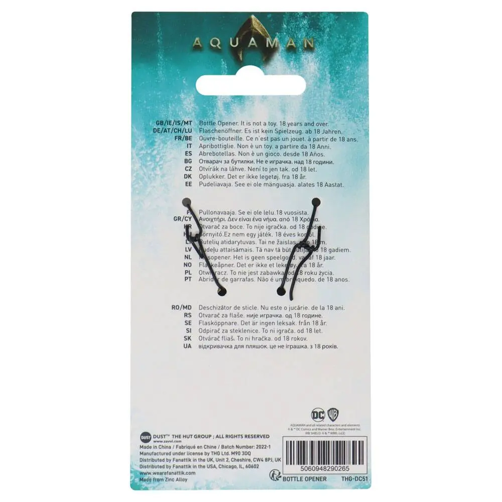 Aquaman Aquaman Symbol sörnyitó 8 cm termékfotó