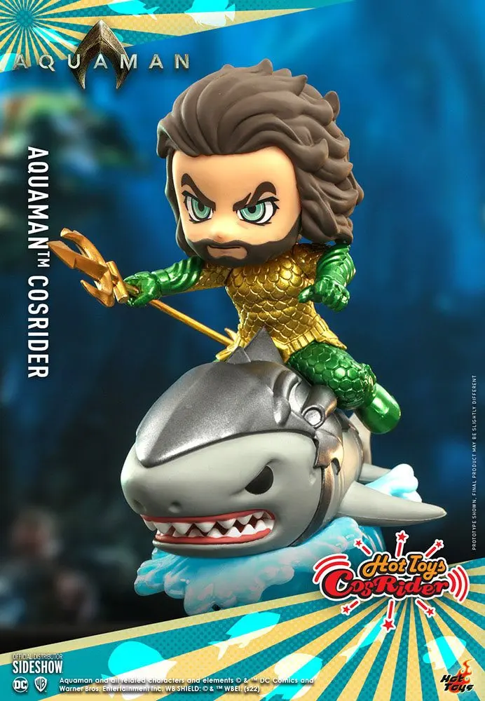 Aquaman CosRider Mini figura hanggal és világítással Aquaman Mini figura hanggal és világítással 13 cm termékfotó