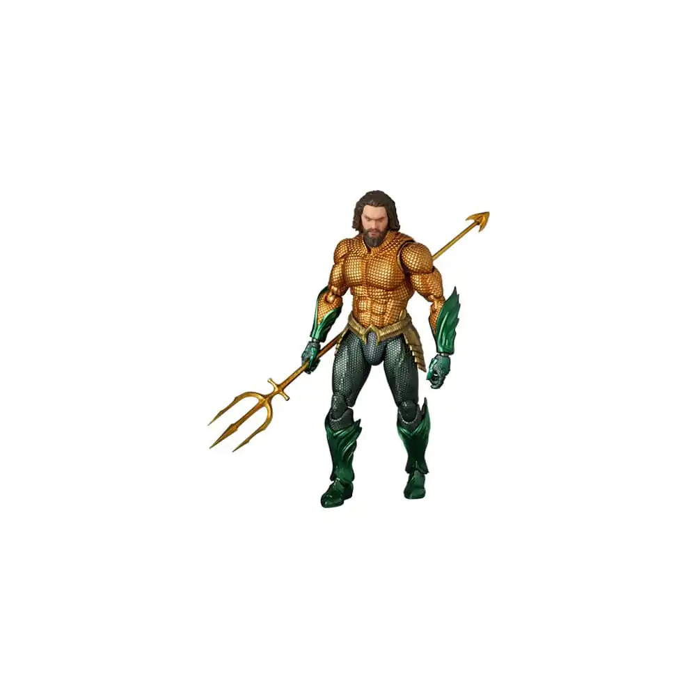 Aquaman Movie MAF EX Aquaman Gold & Green Suit akciófigura 16 cm termékfotó