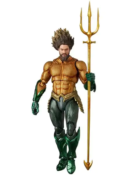 Aquaman Movie MAF EX Aquaman Gold & Green Suit akciófigura 16 cm termékfotó