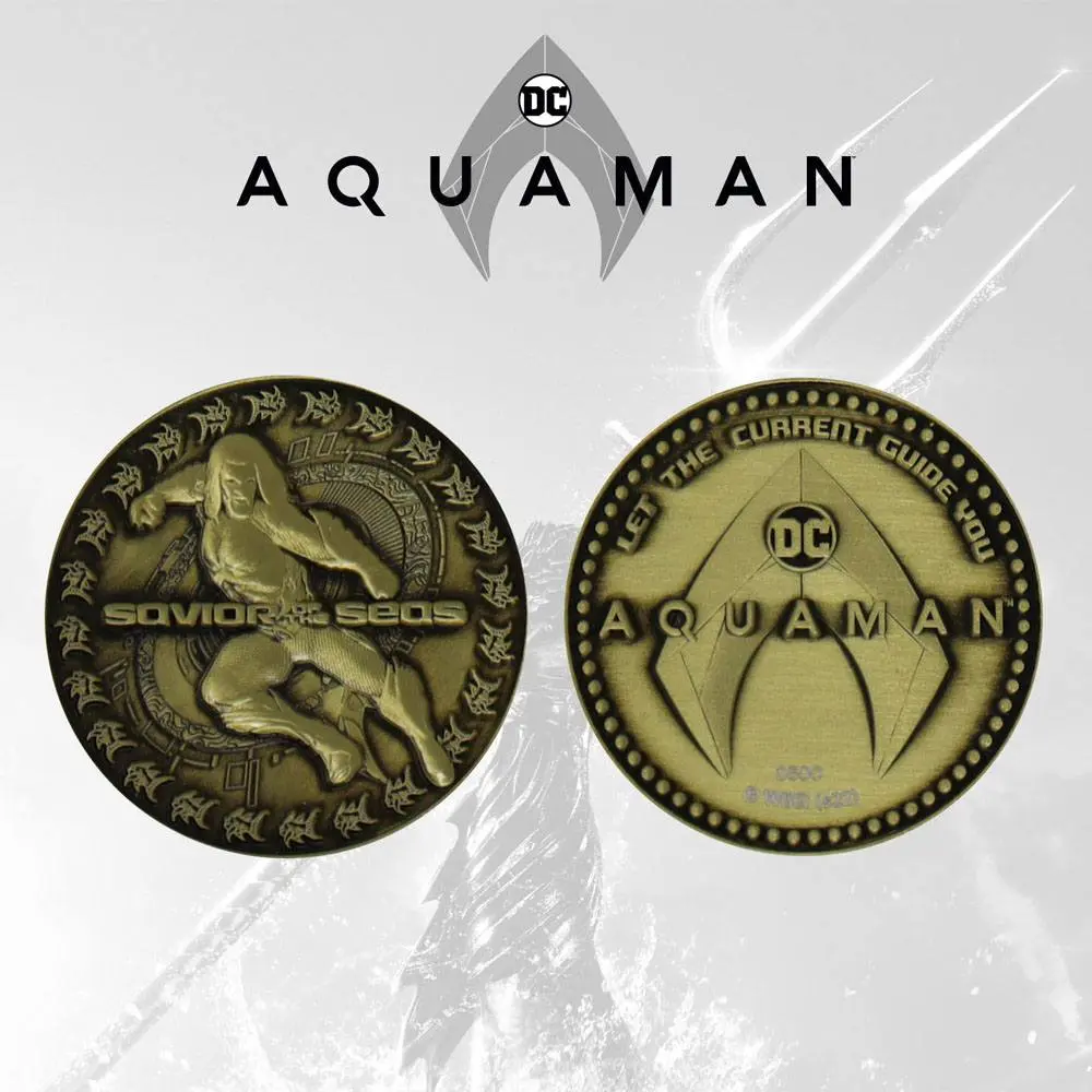 Aquaman The Savior of the Sea Gyűjthető érme Limitált kiadás termékfotó