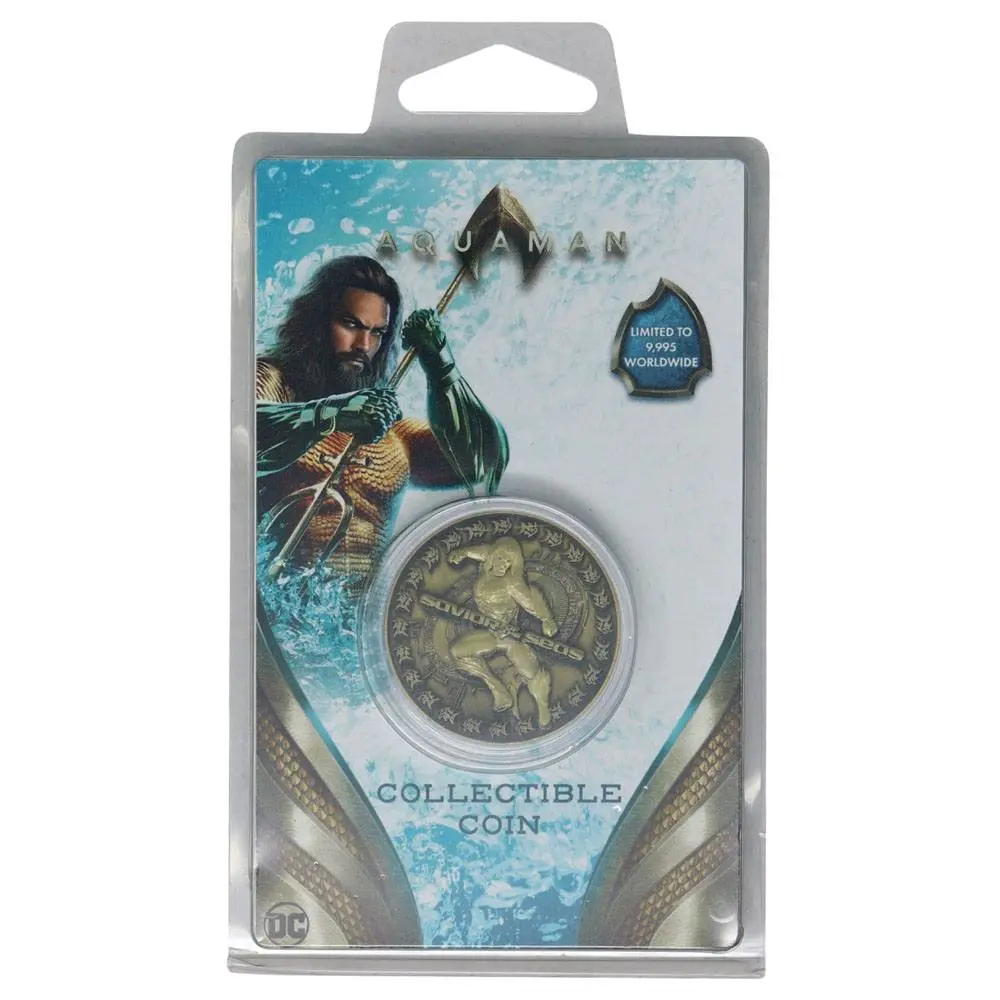 Aquaman The Savior of the Sea Gyűjthető érme Limitált kiadás termékfotó