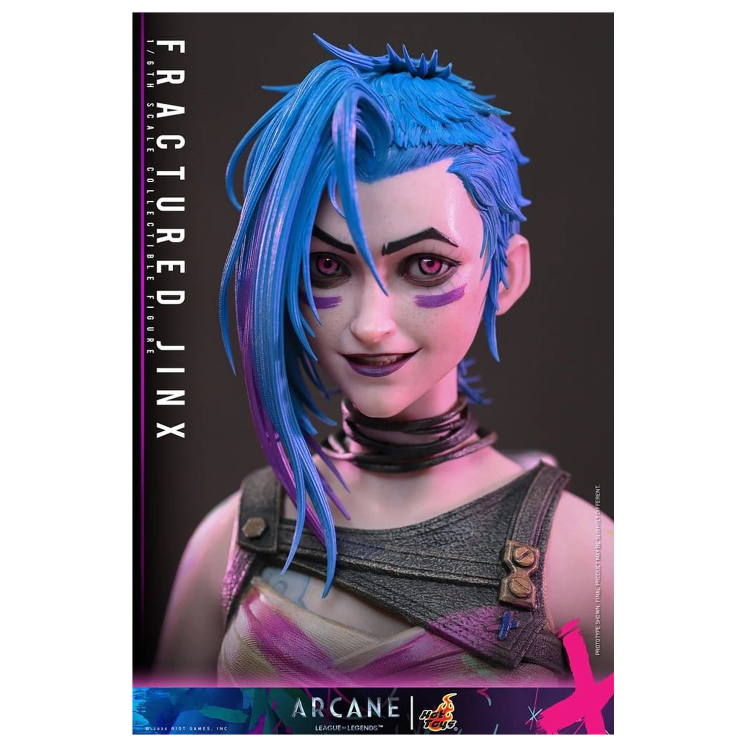 Arcane 1/6 Fractured Jinx akciófigura 28 cm termékfotó