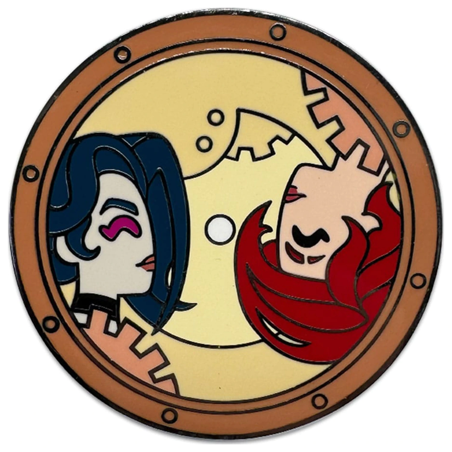 Arcane Vi & Jinx Record kitűző 5 cm  termékfotó
