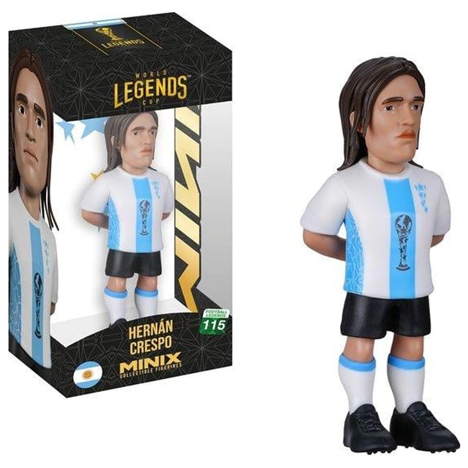 ARGENTINA Crespo figura Minix World Legends Cup 12cm termékfotó