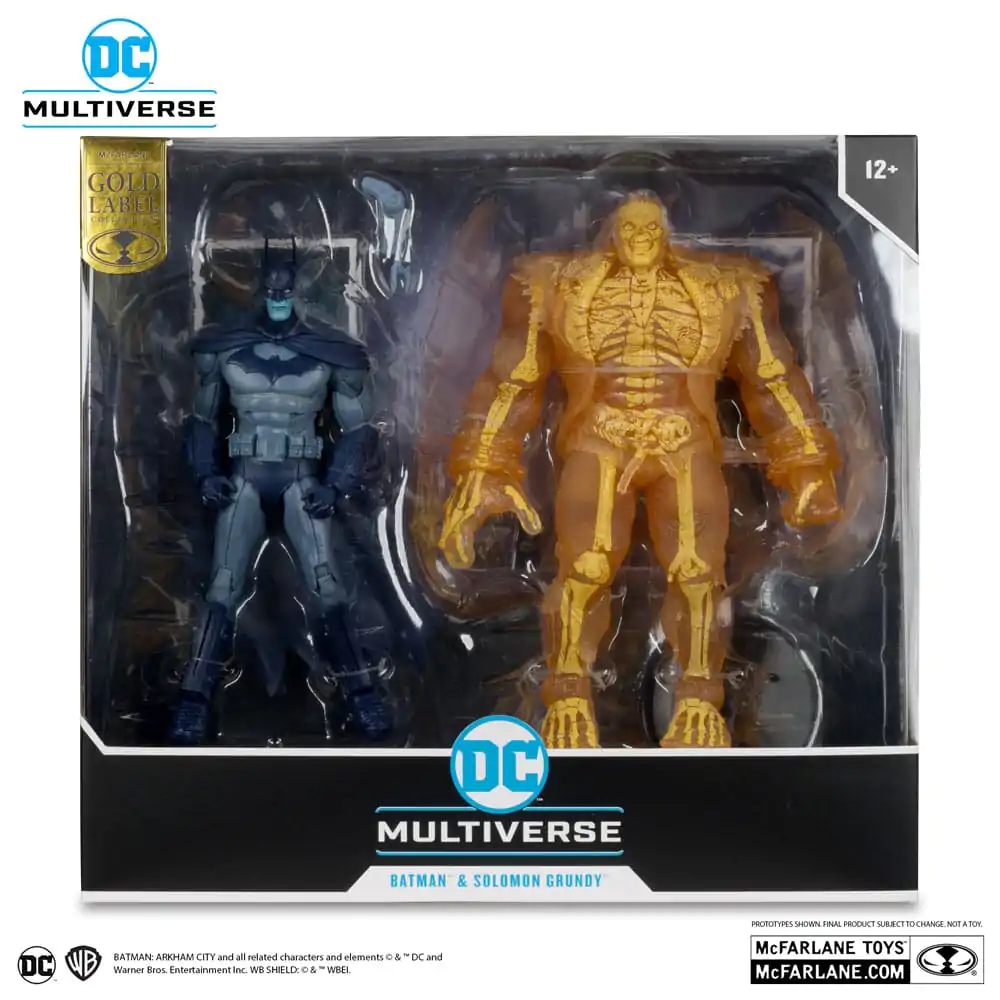 Arham City DC Multiverse Batman & Solomon Grundy (Gold Label) 2 db-os akciófigura csomag 18 cm termékfotó