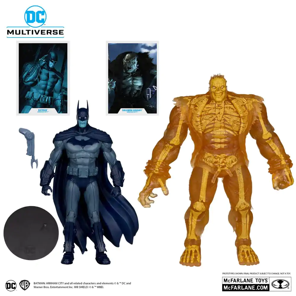 Arham City DC Multiverse Batman & Solomon Grundy (Gold Label) 2 db-os akciófigura csomag 18 cm termékfotó