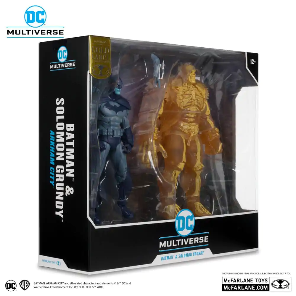 Arham City DC Multiverse Batman & Solomon Grundy (Gold Label) 2 db-os akciófigura csomag 18 cm termékfotó