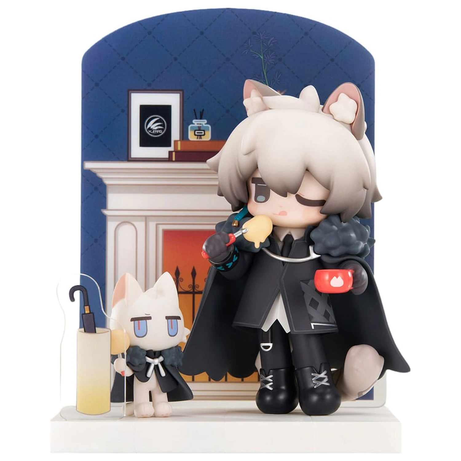 Arknights Would You Like A Dessert? Mini Series PVC szobor figura SilverAsh 10 cm   termékfotó