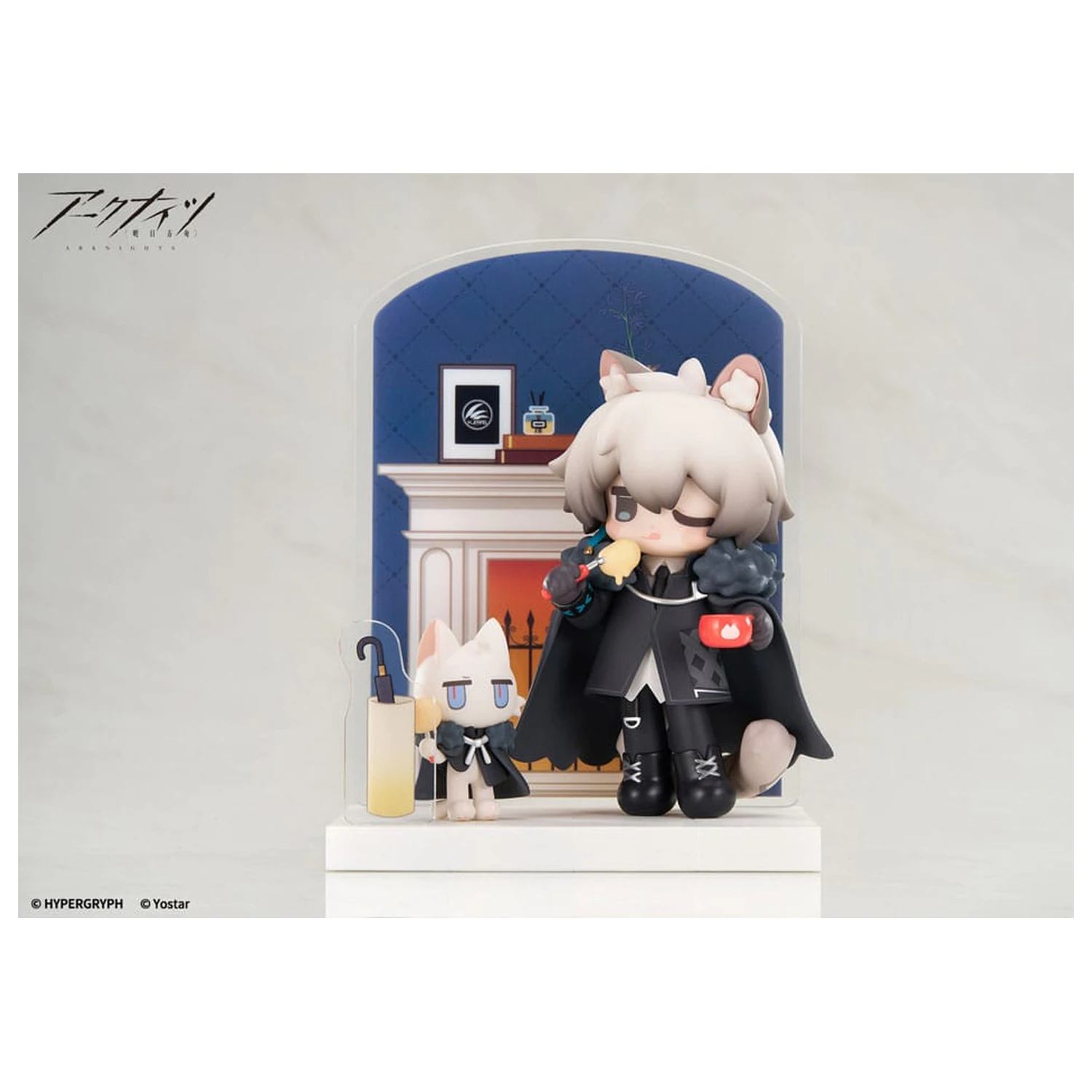 Arknights Would You Like A Dessert? Mini Series PVC szobor figura SilverAsh 10 cm   termékfotó