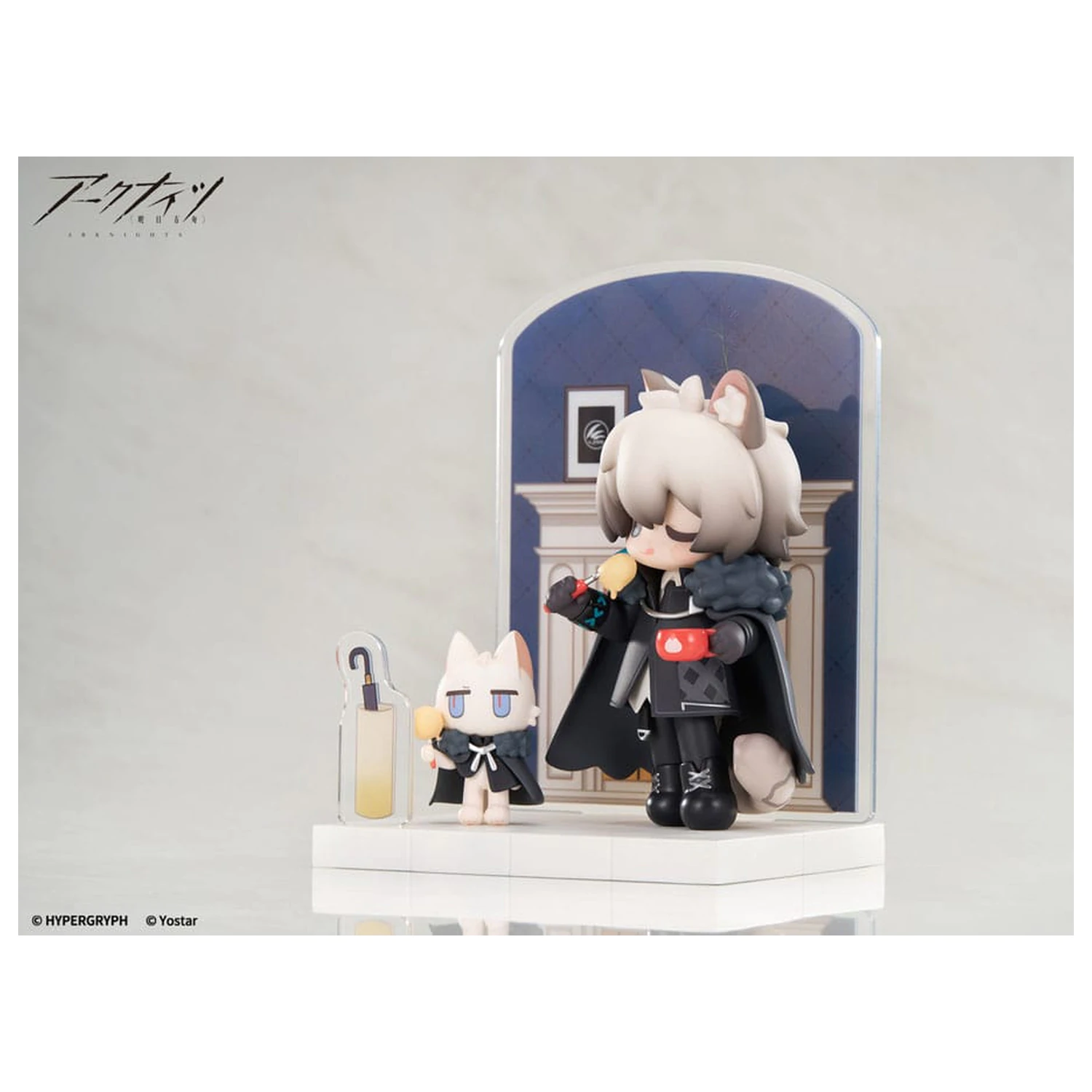 Arknights Would You Like A Dessert? Mini Series PVC szobor figura SilverAsh 10 cm   termékfotó