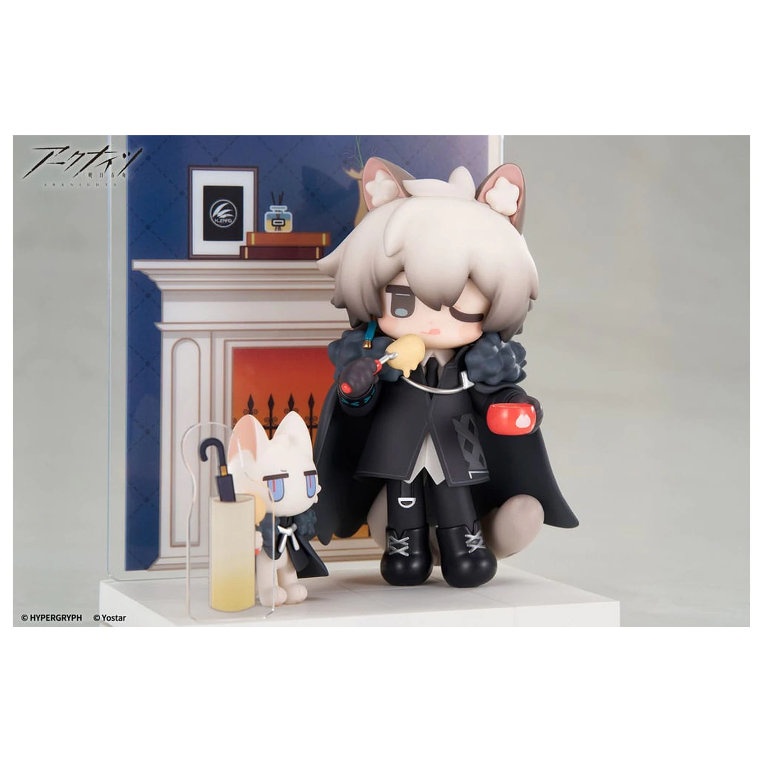 Arknights Would You Like A Dessert? Mini Series PVC szobor figura SilverAsh 10 cm   termékfotó