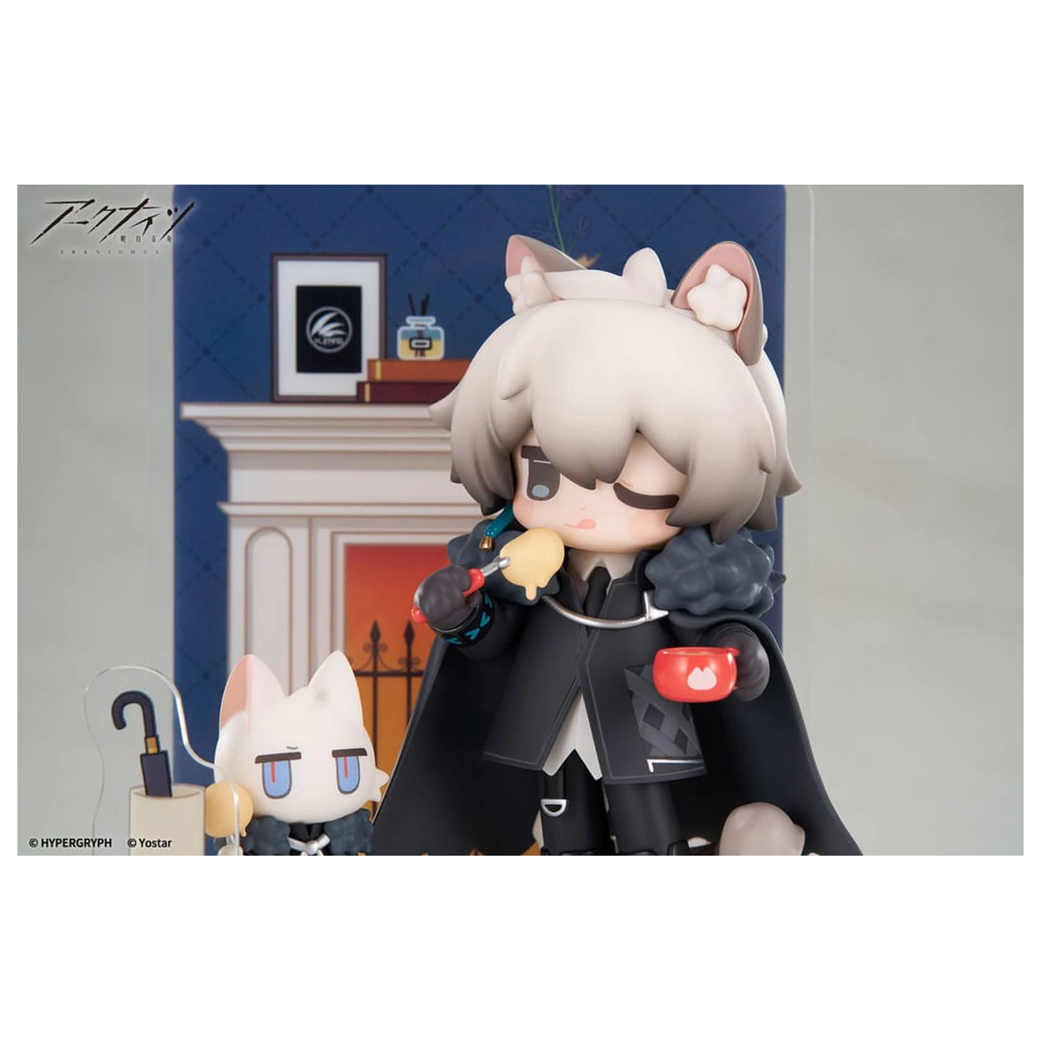 Arknights Would You Like A Dessert? Mini Series PVC szobor figura SilverAsh 10 cm   termékfotó