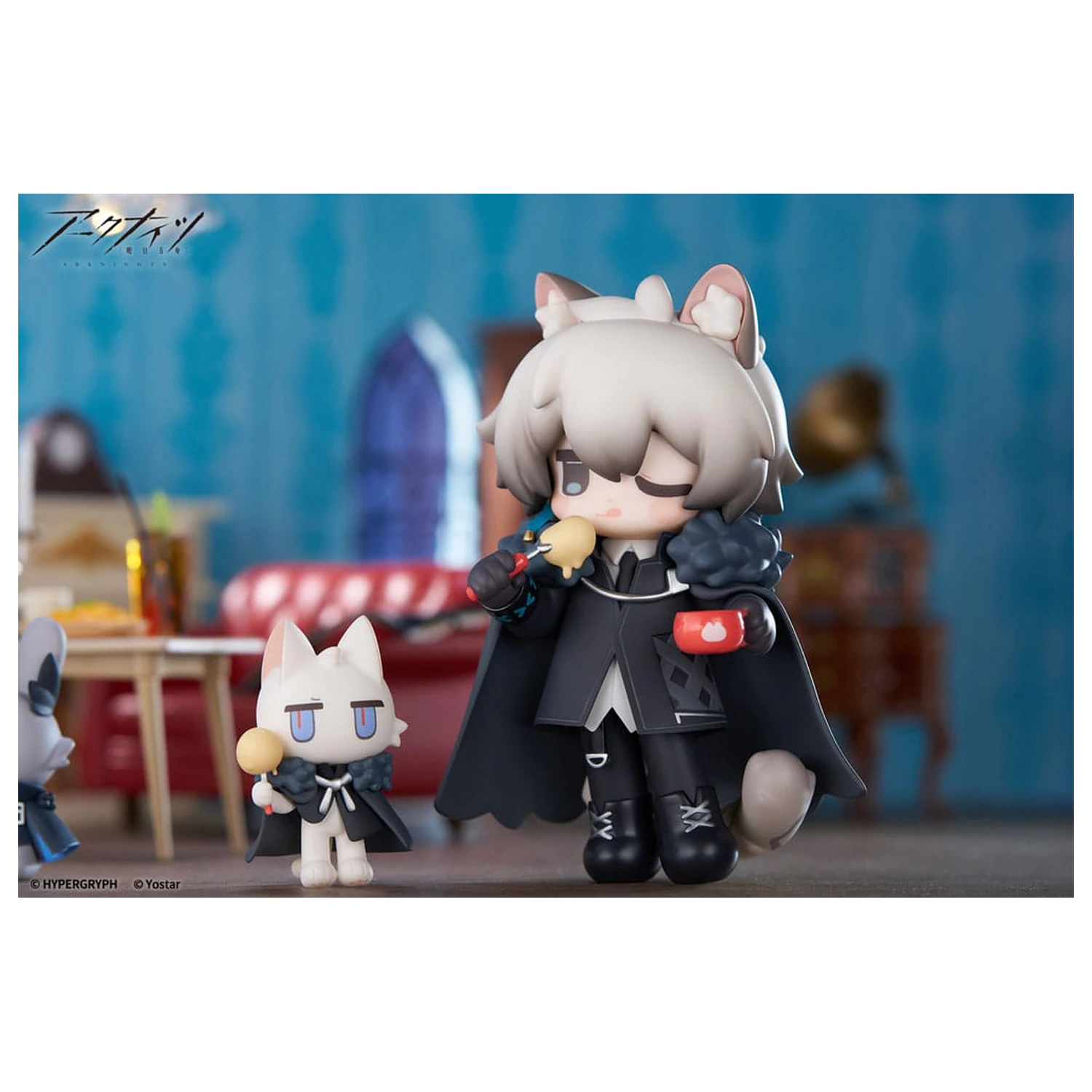 Arknights Would You Like A Dessert? Mini Series PVC szobor figura SilverAsh 10 cm   termékfotó