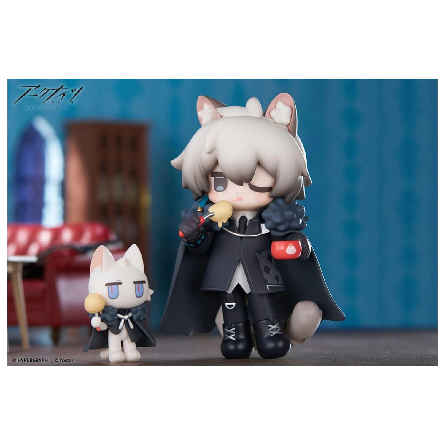 Arknights Would You Like A Dessert? Mini Series PVC szobor figura SilverAsh 10 cm   termékfotó