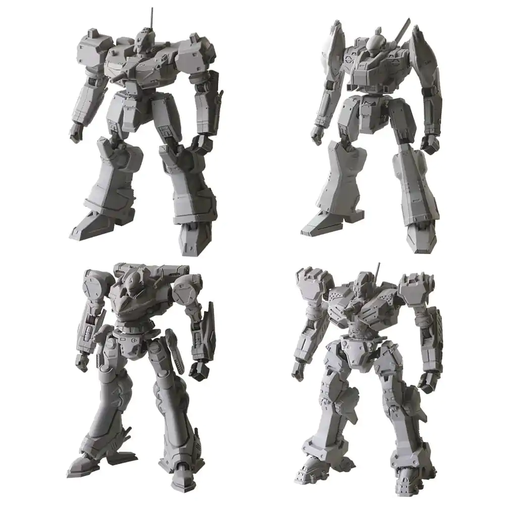 Armored Core Structure Arts Műanyag modell készlet 4 db-os csomag Series 1 termékfotó