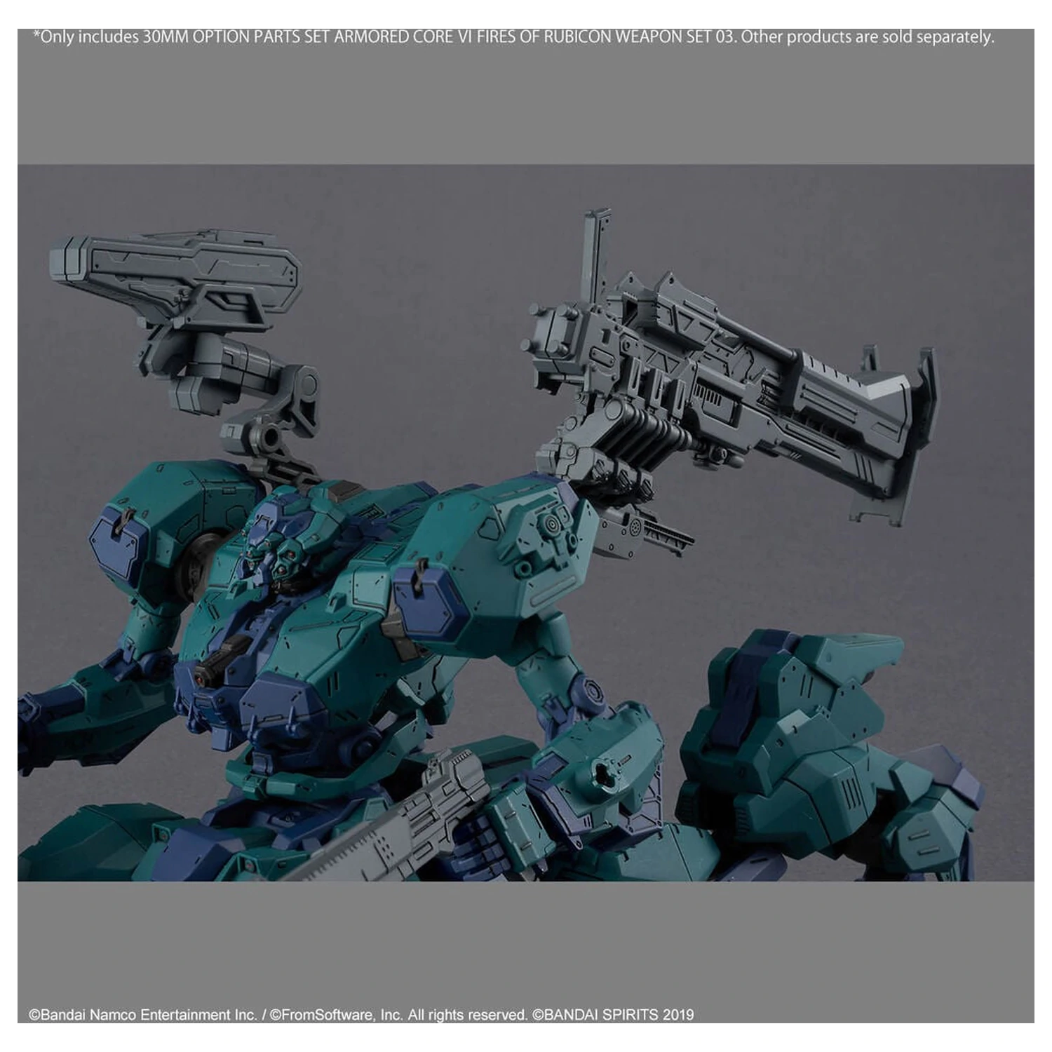 Armored Core VI Fires of Rubicon Weapon 03 Option Parts Set 30MM modell készlet kiegészítő csomag termékfotó
