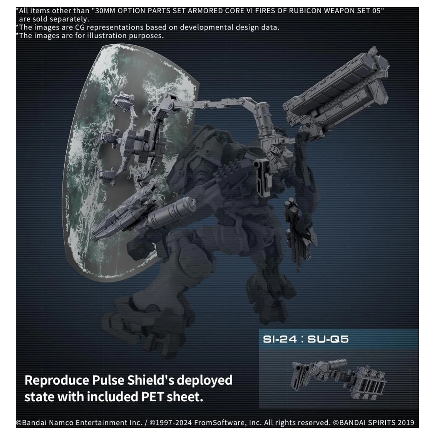 Armored Core VI Weapon Set 05 modell készlet kiegészítő  termékfotó
