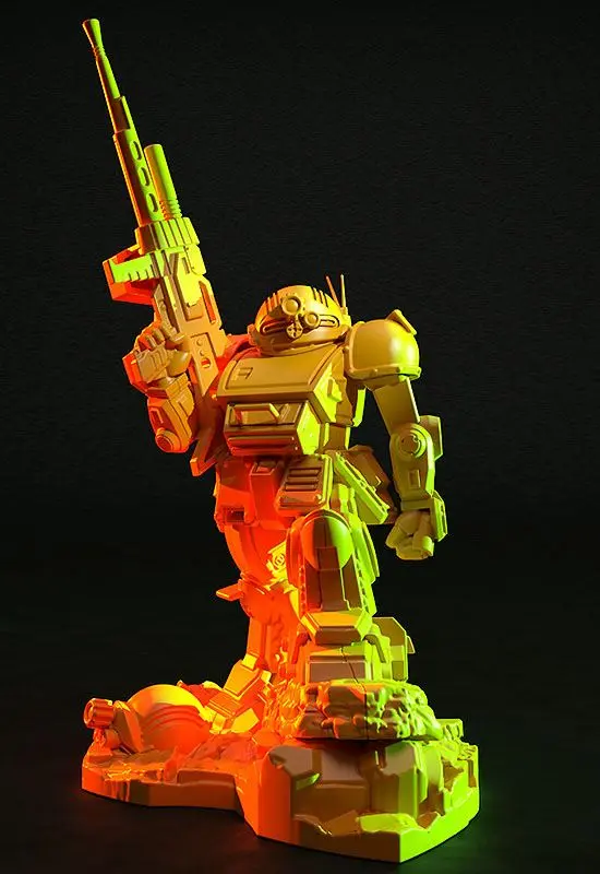 Armored Trooper Votoms PLAMAX MF-60 minimum factory Scopedog: Honoo no Sadame/Itsumo Anata Ga Műanyag modell készlet 7 cm termékfotó