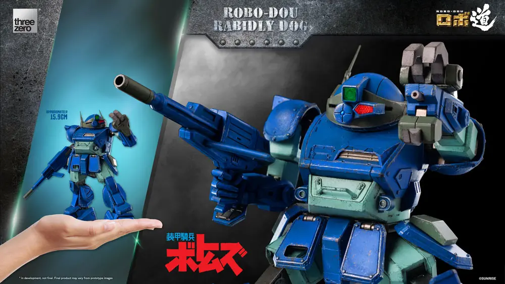 Armored Trooper Votoms Robo-Dou Rabidly Dog akciófigura 16 cm termékfotó