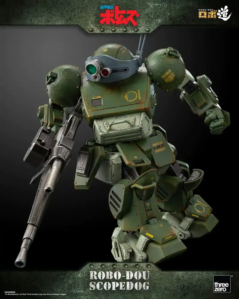 Armored Trooper Votoms Robo-Dou Scopedog akciófigura 15 cm termékfotó
