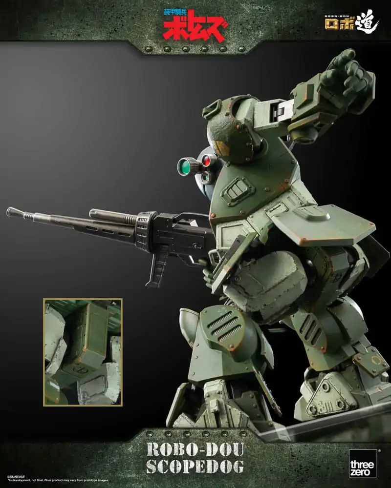 Armored Trooper Votoms Robo-Dou Scopedog akciófigura 15 cm termékfotó