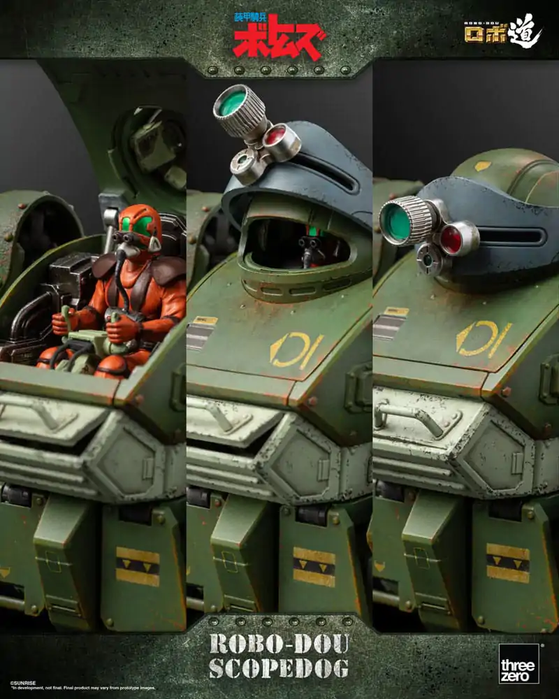Armored Trooper Votoms Robo-Dou Scopedog akciófigura 15 cm termékfotó