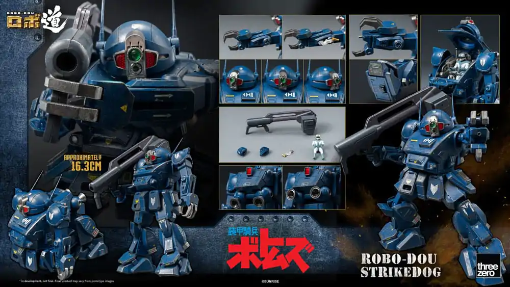 Armored Trooper Votoms Robo-Dou Strikedog akciófigura 16 cm termékfotó